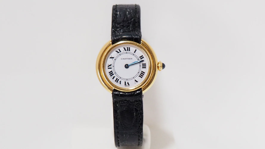 Montre Montre Cartier Vendôme Ellipse en or jaune 58 Facettes 31714