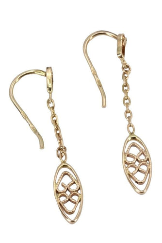 Boucles d'oreilles BOUCLES D'OREILLES PENDANTES ANCIENNES FILIGRANE 58 Facettes 056941