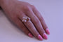 Bague CHAUMET - Bague Hortensia Or rose Diamants Opale Saphirs 58 Facettes 082787