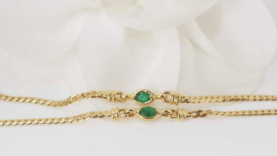 Bracelet 19 Bracelet en Or Jaune & Emeraudes 58 Facettes 32140