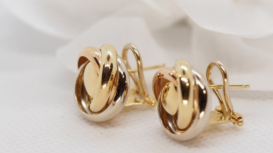 Boucles d'oreilles Boucles d'Oreilles Trois Ors 58 Facettes 30451