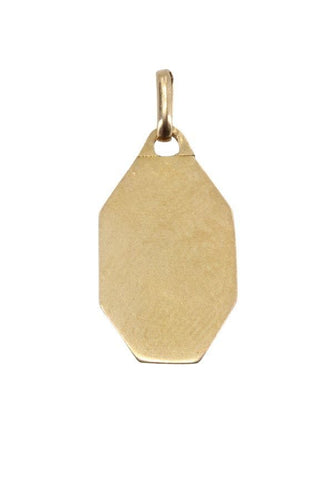 Pendentif MÉDAILLE VIERGE ANCIENNE 58 Facettes 038931