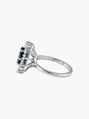 Bague Bague Marquise diamants et saphir 58 Facettes 2008