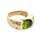 Bague 56 Bague or jaune péridot diamants 58 Facettes 1-1162/1