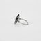 Bague 53 Bague Art Déco Or blanc Diamant Onyx 58 Facettes
