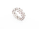 Bague 47 bague DE BEERS reverie swan 47 or blanc 18k & 14 diamants 0.39ct 58 Facettes 246298