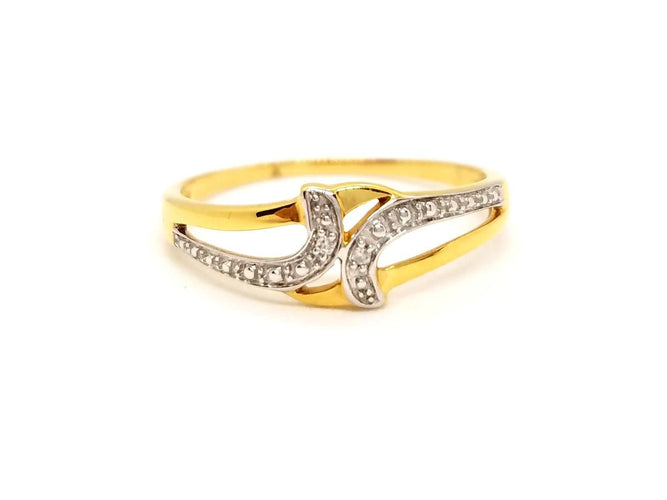 Bague 58 Bague Or jaune Diamant 58 Facettes 870457CD