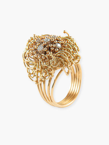 Bague 50 Bague Piaget or jaune et Diamants 58 Facettes