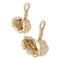 Boucles d'oreilles Boucles d'oreilles O.J.Perrin, "Vénitien", or jaune, diamants. 58 Facettes 32885