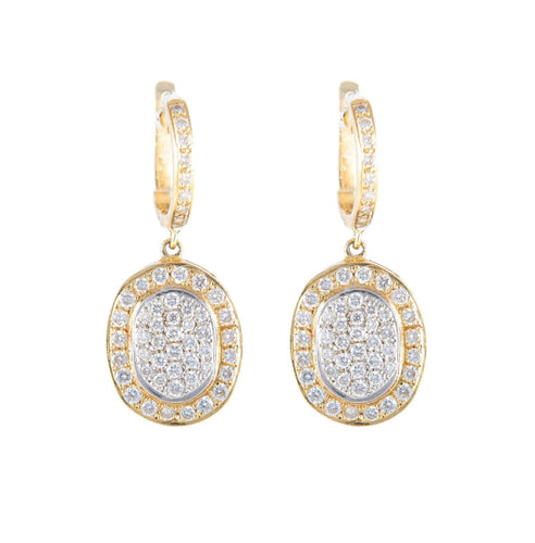 Boucles d'oreilles BOUCLES D'OREILLES "GIAVANA" OR & DIAMANTS 58 Facettes BO/220150