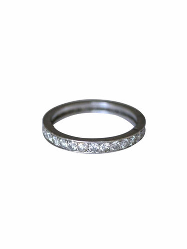 Bague Alliance Américaine Art Déco diamants 58 Facettes