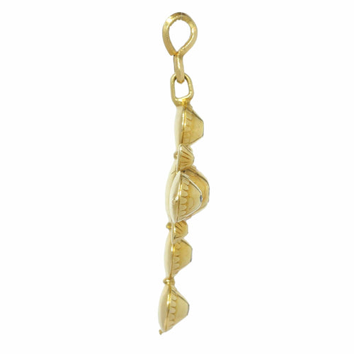 Pendentif Pendentif croix antique or et diamants 18ème siècle 58 Facettes 23271-0584