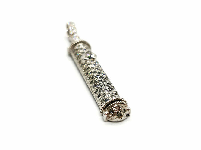 Pendentif Pendentif Or blanc Diamant 58 Facettes 1091766CN