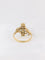 Bague 56.5 Bague Art Nouveau 2 Ors Diamants Perles 58 Facettes J174