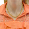 Collier Collier vintage maille marine en or jaune. 58 Facettes 31574