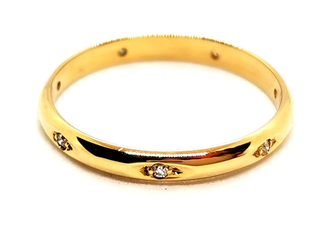 Bague 52 Bague Alliance Or jaune Diamant 58 Facettes 1628856CN