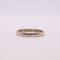 Bague Alliance or blanc, diamants 58 Facettes