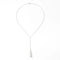 Collier Collier or gris pavés de diamant 58 Facettes 0
