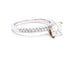 Bague 53 Bague Solitaire Or blanc Diamant 58 Facettes 578718RV