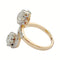 Bague 54 Bague ancienne "Toi & Moi". 58 Facettes 32027