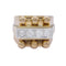 Bague 56 Bague Tank en or jaune, platine, diamants. 58 Facettes 32312