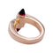 Bague 52 Bague Cartier, "Menottes", or rose, grenats rhodolites. 58 Facettes 32791