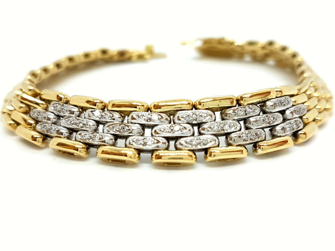 Bracelet Bracelet Or jaune Diamant 58 Facettes 00197CN