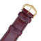 Montre Montre Cartier "Tank Louis Cartier" or jaune, cuir. 58 Facettes 33366