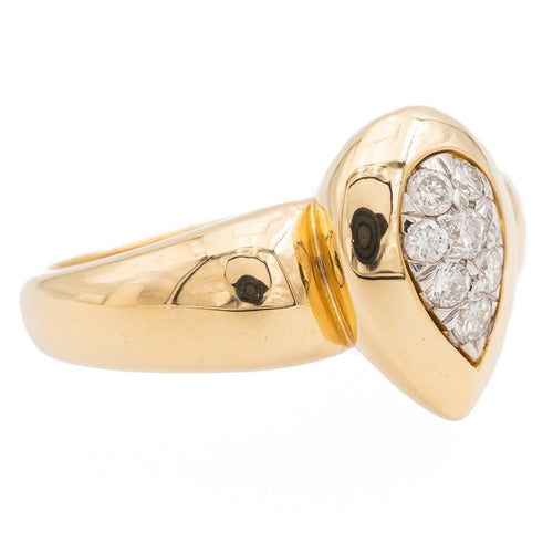 Bague 56.5 Bague or jaune diamant 58 Facettes 2505160CN