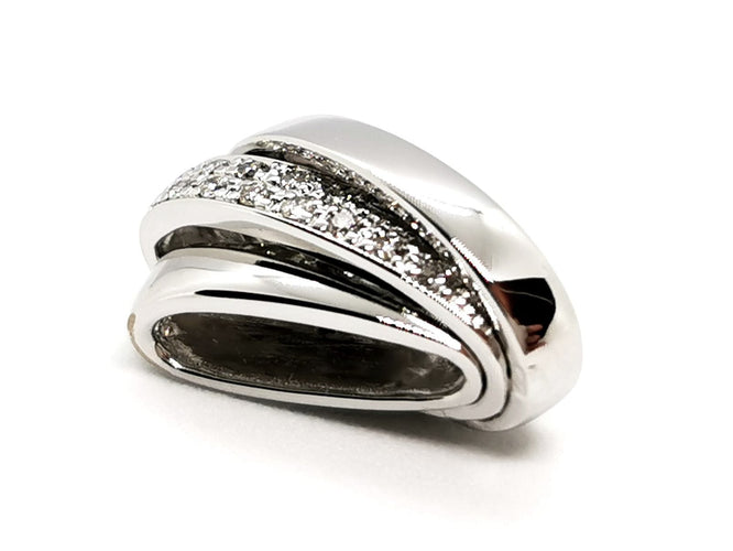 Pendentif Guy Laroche Pendentif Or blanc Diamant 58 Facettes 1599611CN