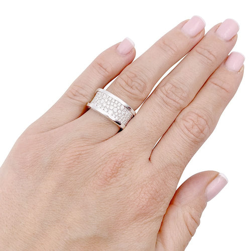 Bague 53 Bague Bulgari, "B.Zero1", or blanc et diamants. 58 Facettes 33171