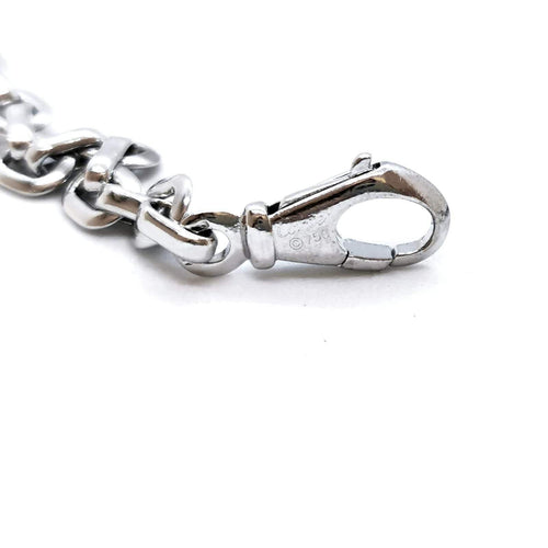 Bracelet Cartier Bracelet Maille forçat Santos Or blanc 58 Facettes 2133830CN