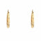 Boucles d'oreilles Créoles or jaune torsadées 58 Facettes 19-456D