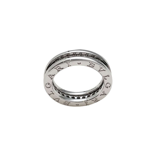 Bague 49 Bague Bulgari, "B.Zero1", or blanc et diamants. 58 Facettes 30876