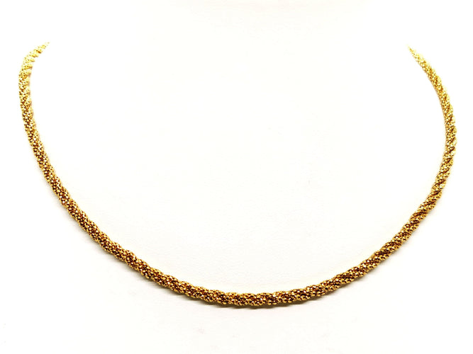 Collier Collier Maille torsadée Or jaune 58 Facettes 1089694CD