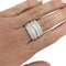 Bague 54 Bague Pomellato, "Tubolare", or blanc, diamants. 58 Facettes 31108
