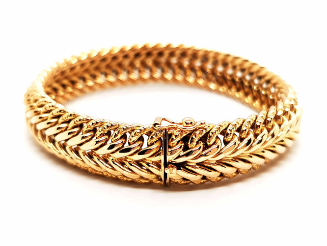 Bracelet Bracelet Maille américaine Or jaune 58 Facettes 1641124CN