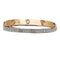 Bracelet Bracelet Cartier, "Love Pavé", or rose et blanc, diamants. 58 Facettes 30999