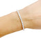 Bracelet Ligne tennis or blanc diamants. 58 Facettes 30863