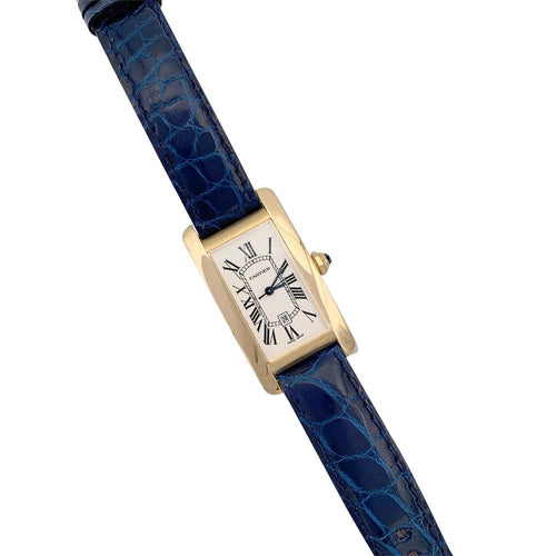 Montre Montre Cartier, "Tank Américaine", or jaune. 58 Facettes 32141