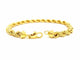 Bracelet Bracelet Maille torsadée Or jaune 58 Facettes 720147CD