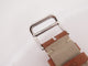Montre montre HERMES arceau quartz 33 mm or & acier 58 Facettes 254345