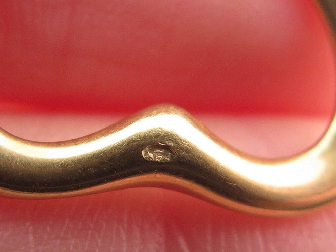 Collier collier TIFFANY & CO open ht 22mm peretti en or jaune 18k 58 Facettes 256341