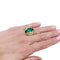 Bague 52 Bague dôme émeraudes, diamants. 58 Facettes 32436