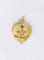 Pendentif AUGIS - Médaille Amour "La sentimentale" 2 Ors 58 Facettes J245