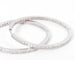 Boucles d'oreilles Créoles en or gris, diamants 58 Facettes