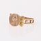 Bague 46 Bague ancienne or rose Vierge Marie 58 Facettes 22-519