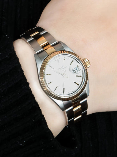 Montre Or Jaune MONTRE ROLEX OYSTER PERPETUAL DATE 58 Facettes BO/210052