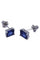 Boucles d'oreilles BOUCLES D'ORIELLES CLOUS SAPHIRS 58 Facettes 074061
