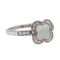 Bague 51 Mauboussin Bague Trèfle de Toi Or blanc Nacre 58 Facettes 2542128CN